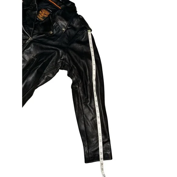 Milwaukee Leather Women's 3XL‎Leather Jacket Zip Liner Biker Retro Punk Belted